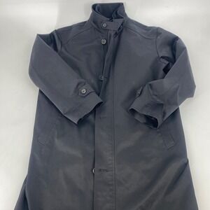 Lauren Ralph Lauren Womens Black Full Length Trench Coat‎ Size M